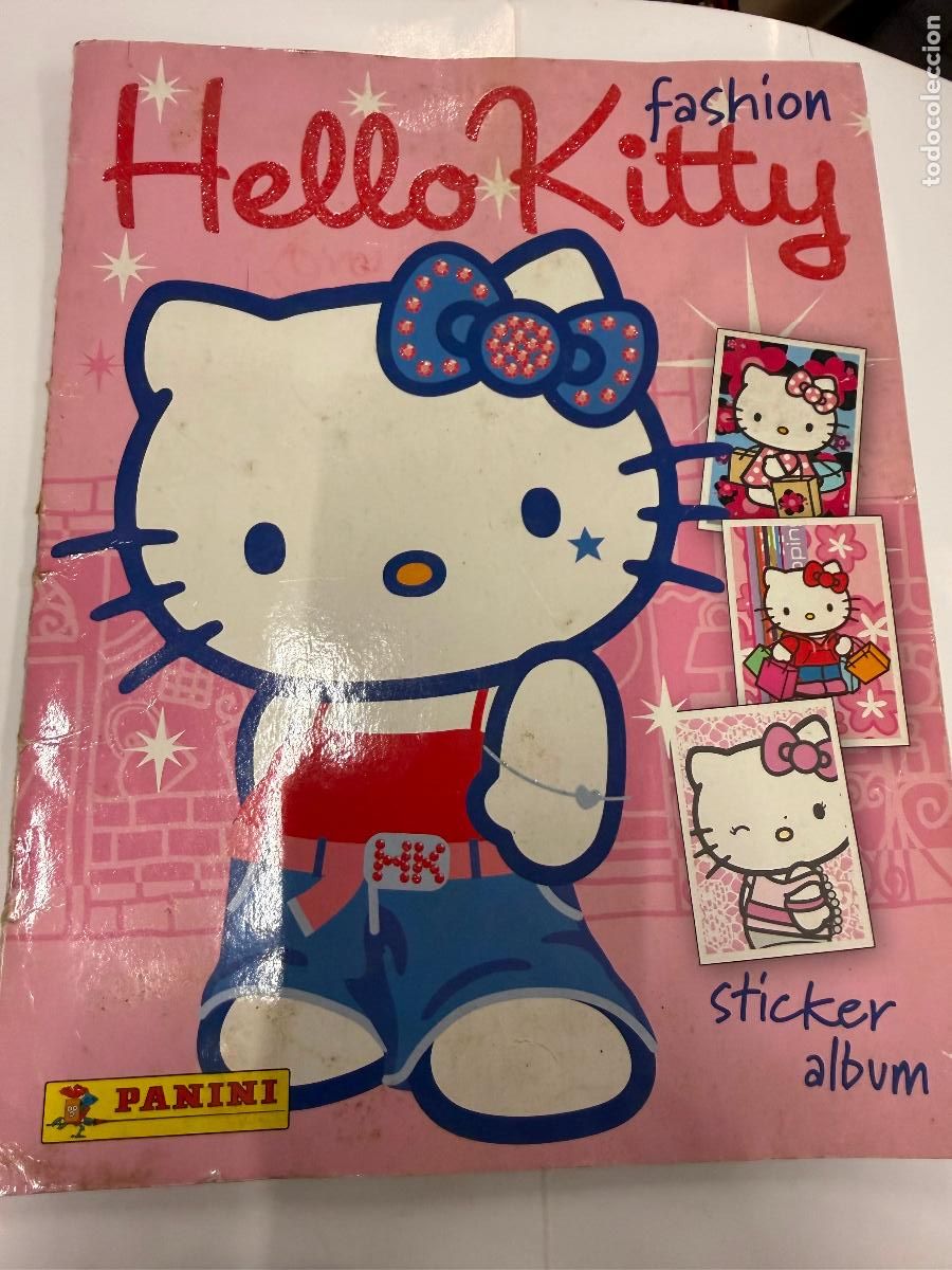 Coleccionismo &aacute;lbumes: HELLO KITTY FASHION De Panini..Album de cromos Todas las paginas fotografiadas. Dificil