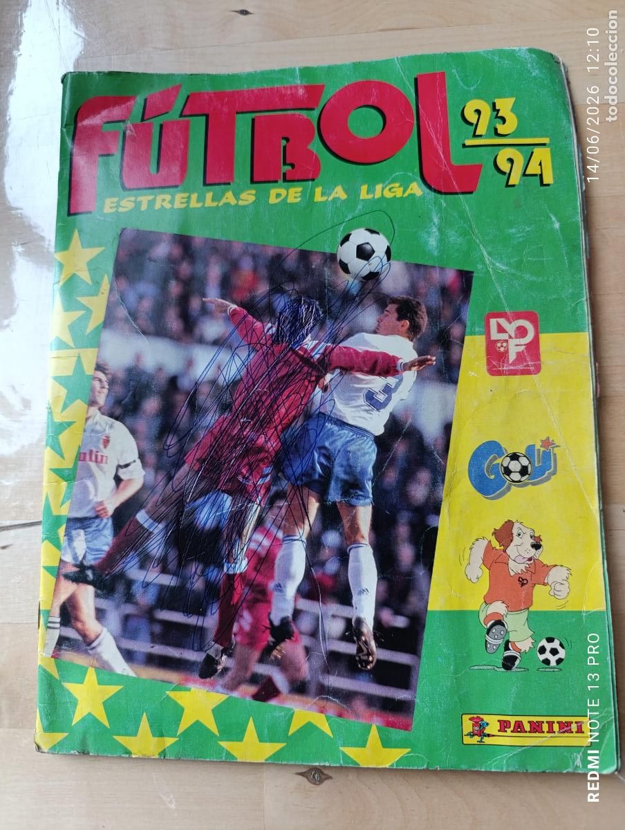 Coleccionismo &aacute;lbumes: ESTRELLAS DE LA LIGA FUTBOL 94-95.MARADONA.
