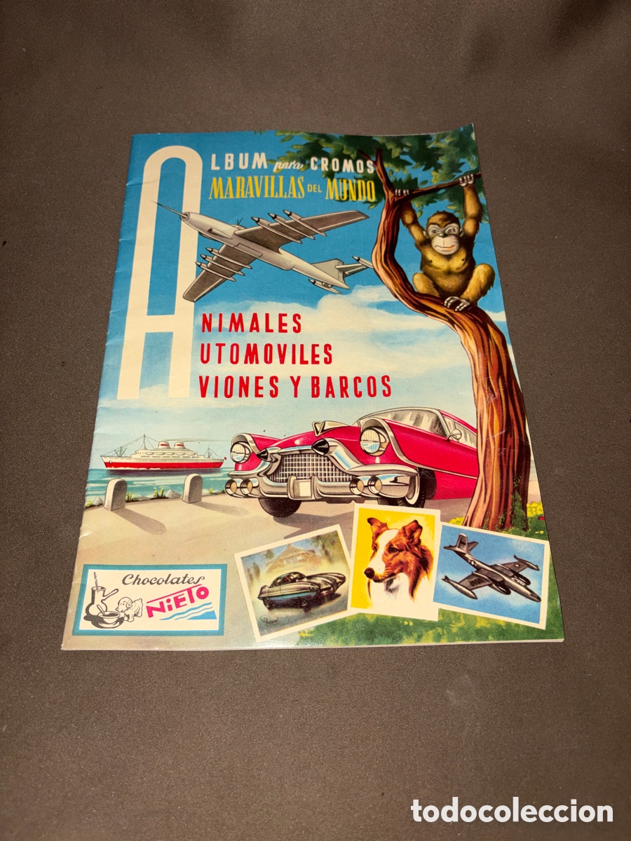 Coleccionismo &aacute;lbumes: ALBUM DE CROMOS MARAVILLAS DEL MUNDO DE CHOCOLATES NIETO, VACIO*VER FOTOS*