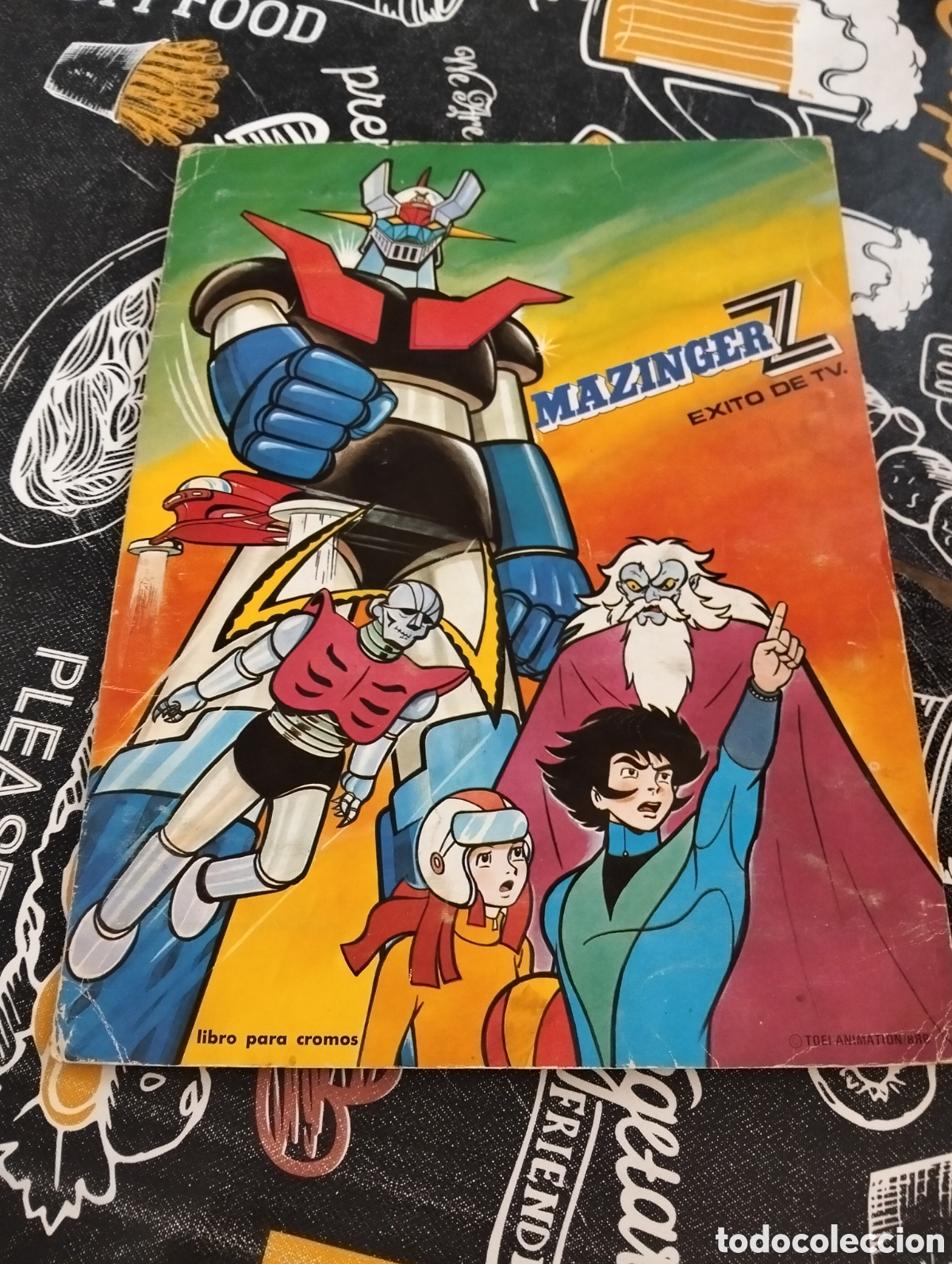 Coleccionismo &aacute;lbumes: Album de cromos mazinger z
