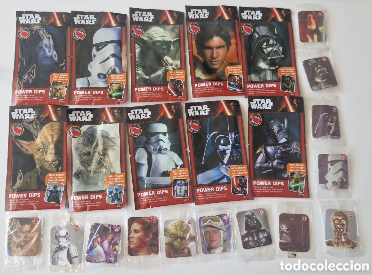 Coleccionismo &aacute;lbumes: Star wars: Power Dips Holanda