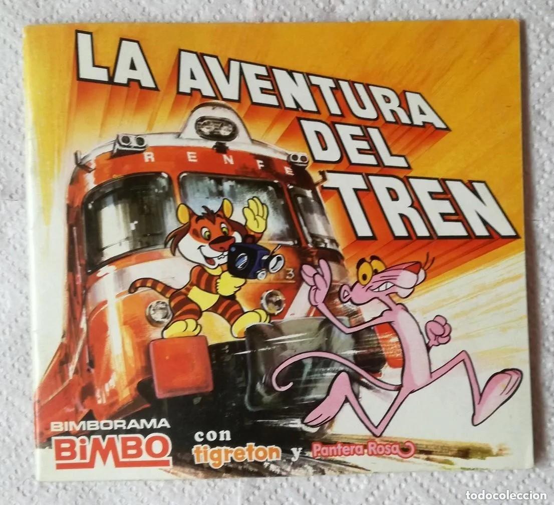 Collezionismo Album: Album La aventura del tren, Bimbo. Con Pantera Rosa y Tigreton - Con 55 cromos y 16 adhesivos