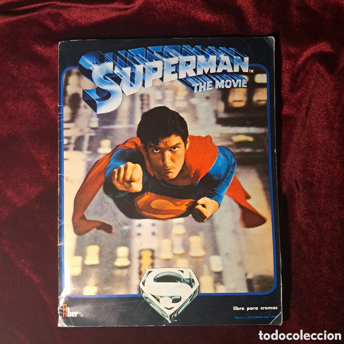 Coleccionismo &aacute;lbumes: SUPERMAN THE MOVIE. Ed. Fher. 1979 (SOLO FALTA 1)