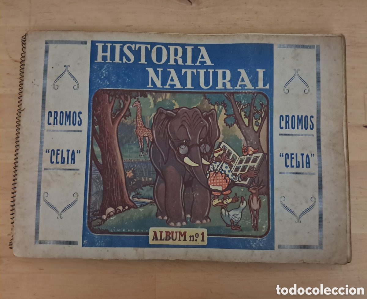 Coleccionismo &aacute;lbumes: HISTORIA NATURAL. &Aacute;LBUM N&ordm;1. Cromos Celta (SOLO FALTA 1)