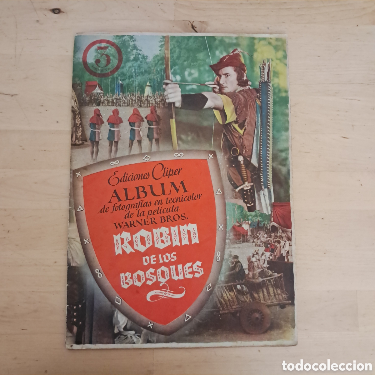 Coleccionismo &aacute;lbumes: ROBIN DE LOS BOSQUES. Ediciones Cliper (SOLO FALTA 1 CROMO)