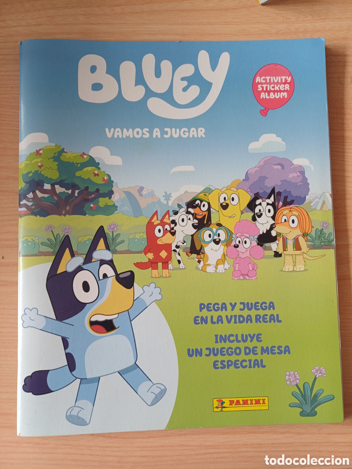 Coleccionismo &aacute;lbumes: &Aacute;LBUM BLUEY VAMOS A JUGAR PANINI NUEVO