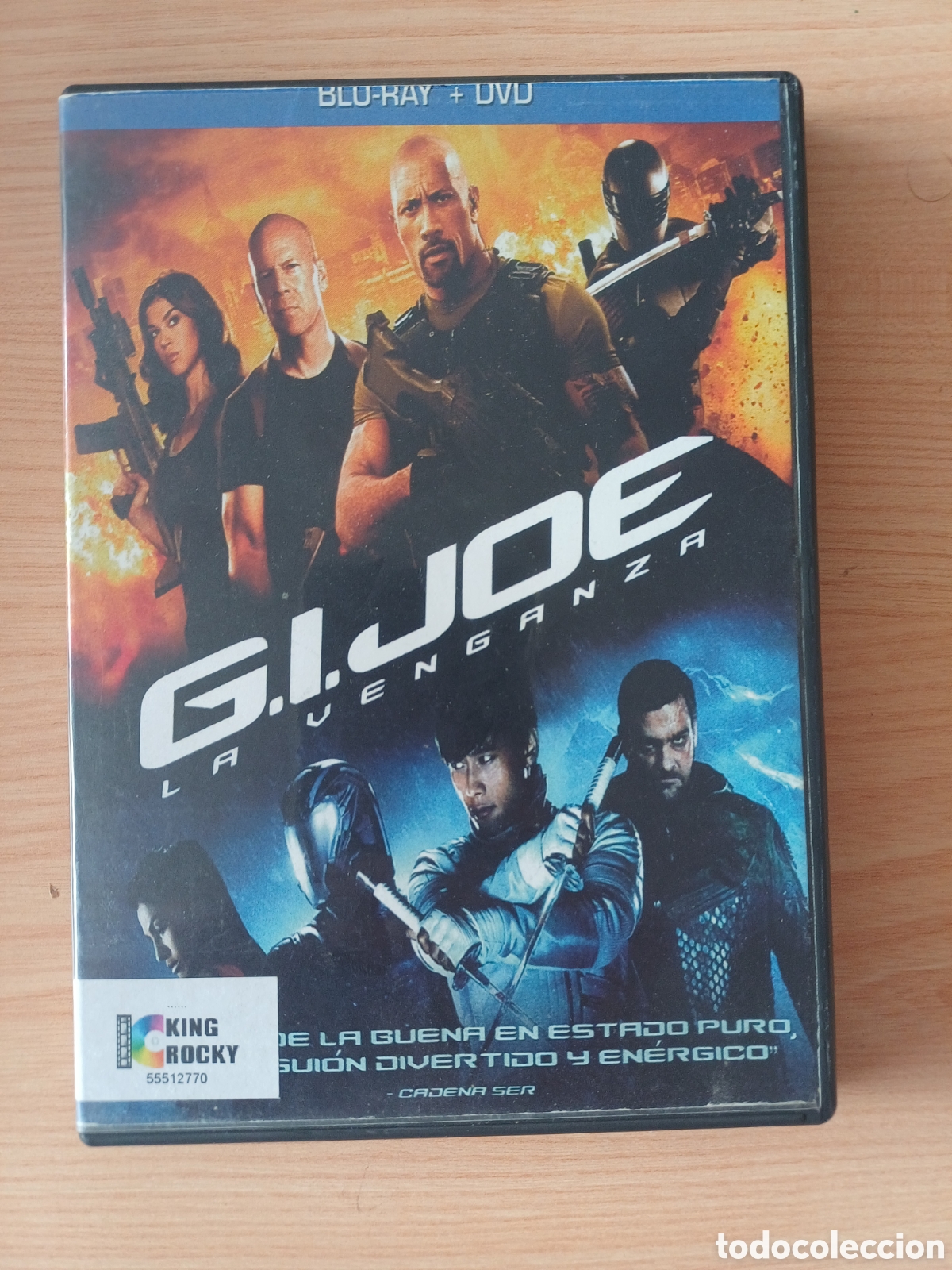 Coleccionismo &aacute;lbumes: G.I. JOE LA VENGANZA DVD BRICE WILLIS LA ROCA