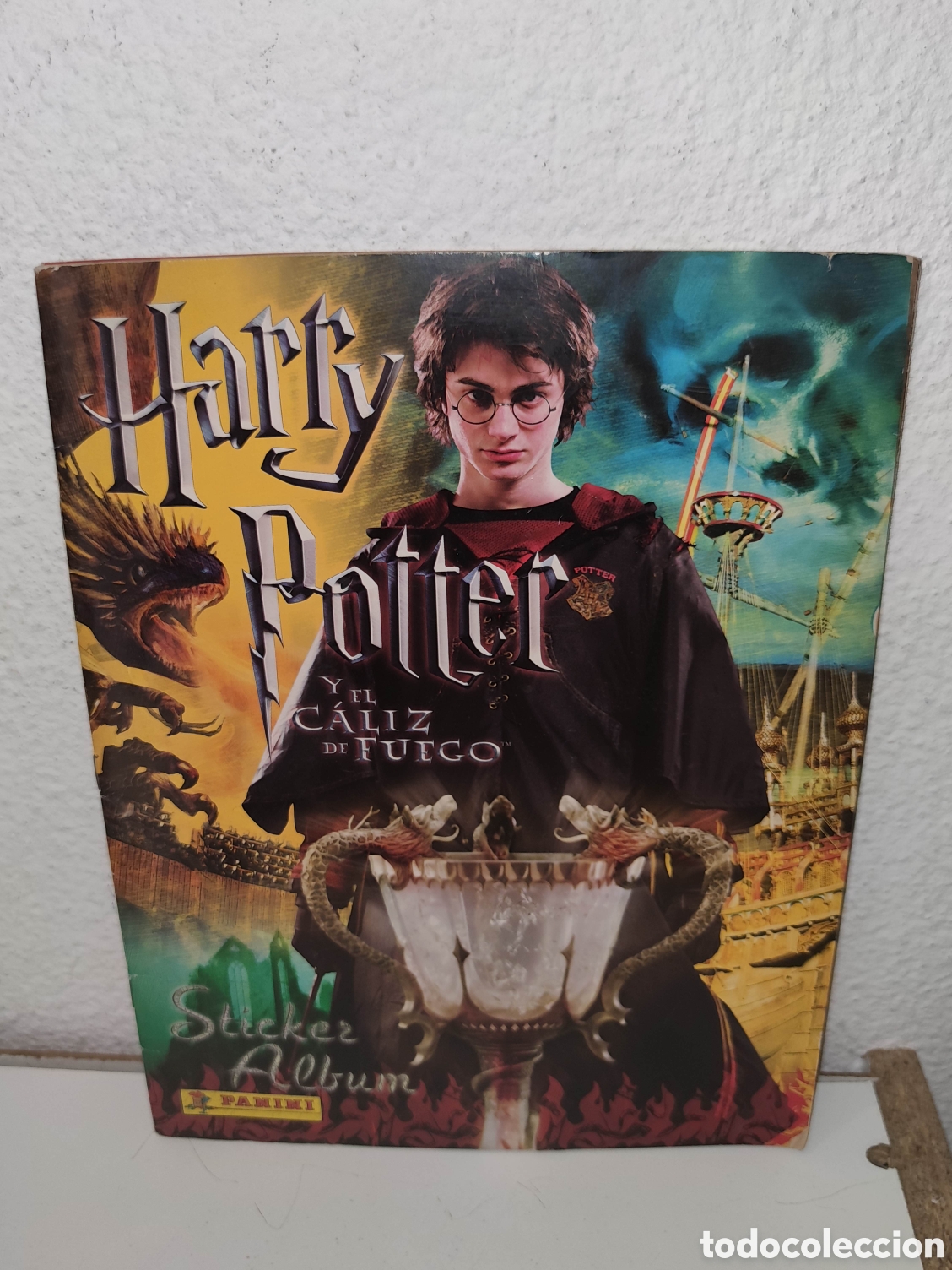 Coleccionismo &aacute;lbumes: Album de cromos incompleto - Harry Potter y Caliz de Fuego - Panini
