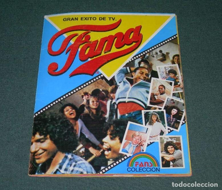Coleccionismo &aacute;lbumes: &Aacute;LBUM DE CROMOS FAMA - FANS COLECCION - MUY COMPLETO CON 218 CROMOS PEGADOS - A&Ntilde;OS 80 -