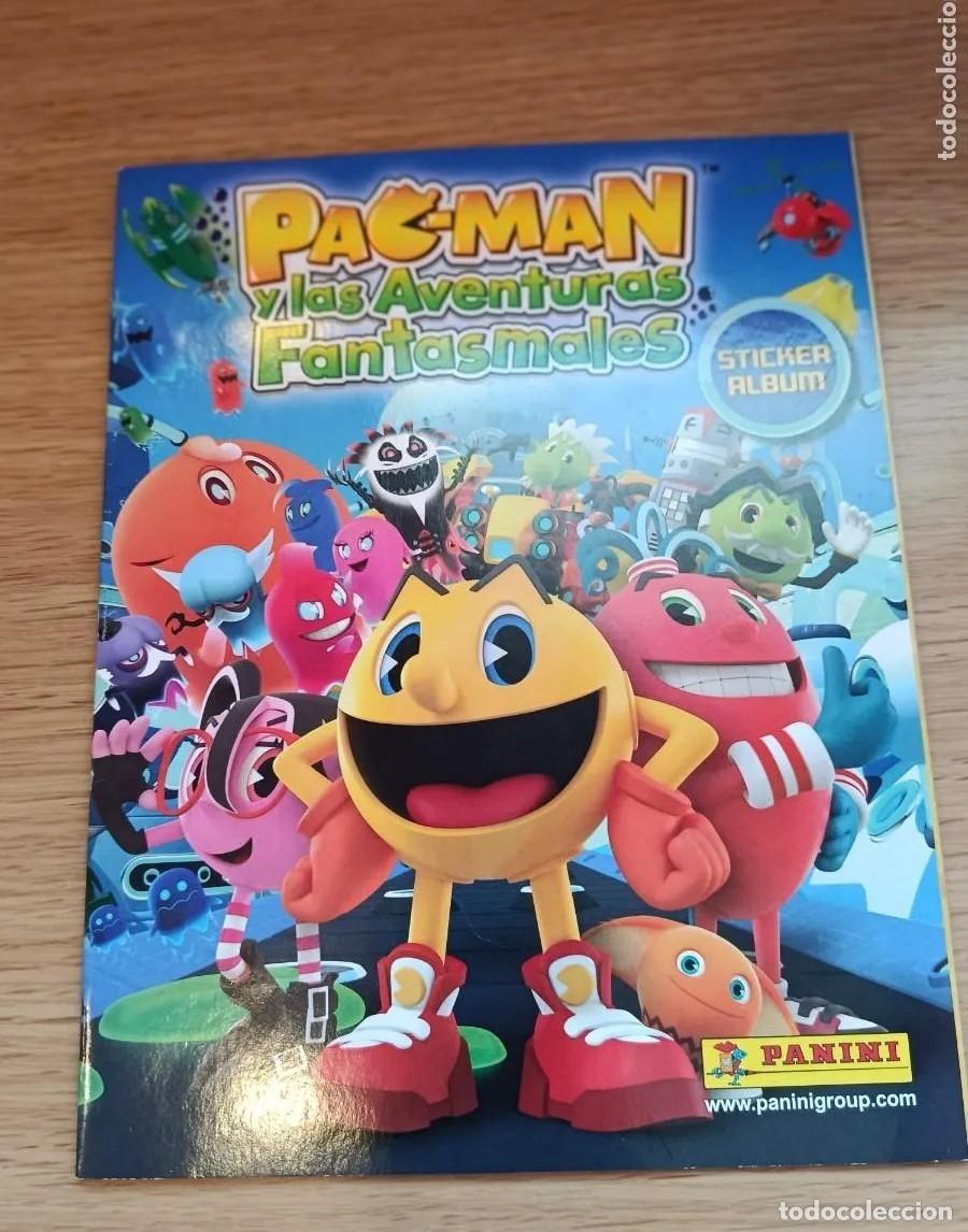 Coleccionismo &aacute;lbumes: PACMAN Y LAS AVENTURAS FANTASMALES ALBUM Y 50 SOBRES CROMOS NUEVOS