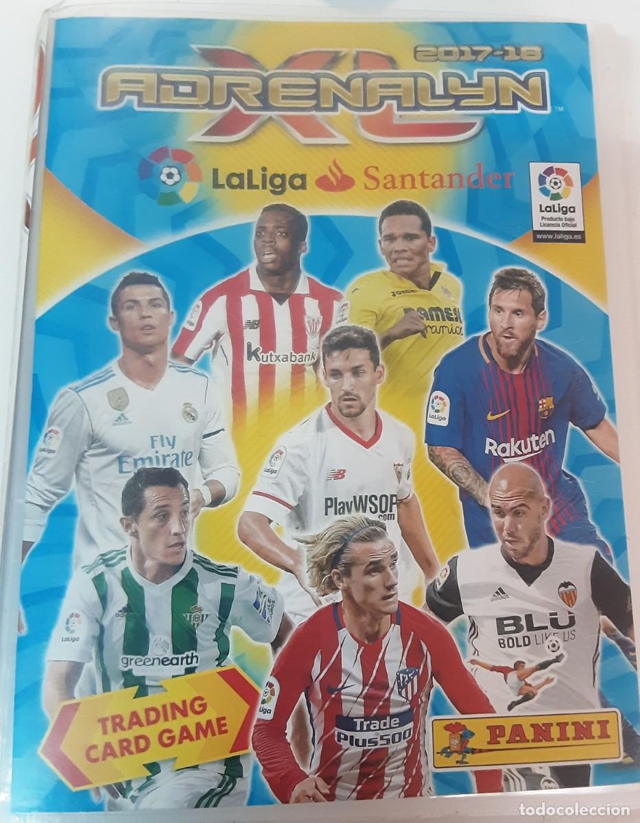 Coleccionismo &aacute;lbumes: Album adrenalyn xl 2017 2018 17 18 con 390 cromos