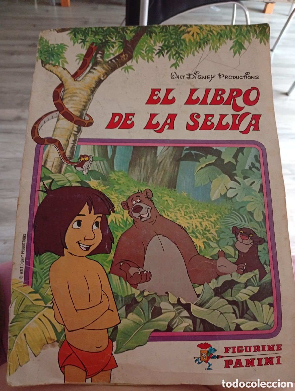 Coleccionismo &aacute;lbumes: &Aacute;lbum cromos libro de la selva