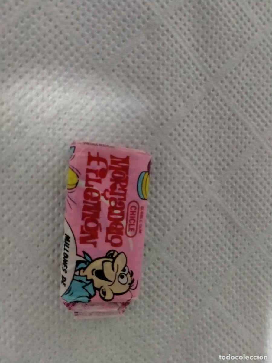 Coleccionismo &aacute;lbumes: cromo de mortadelo chicle rondo interior