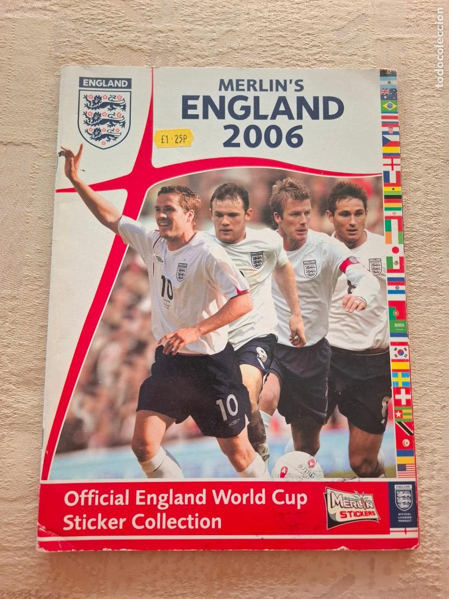 Coleccionismo &aacute;lbumes: ENGLAND 2006 - MERLIN/MERLIN'S - ALBUM VACIO
