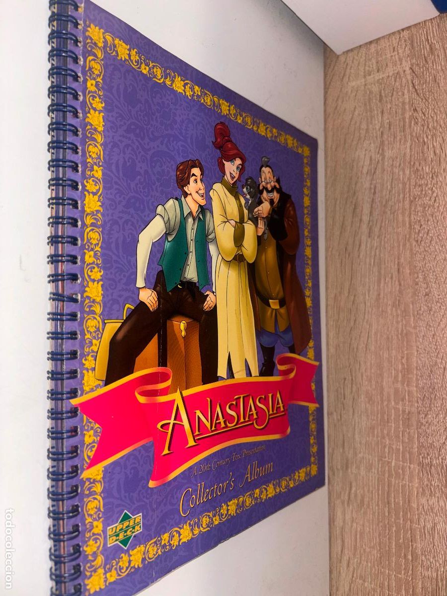 Coleccionismo &aacute;lbumes: ALBUM DE CROMOS ANASTASIA DISNEY - CASI COMPLETO FALTAN 21 CROMOS - UPPER DECK.
