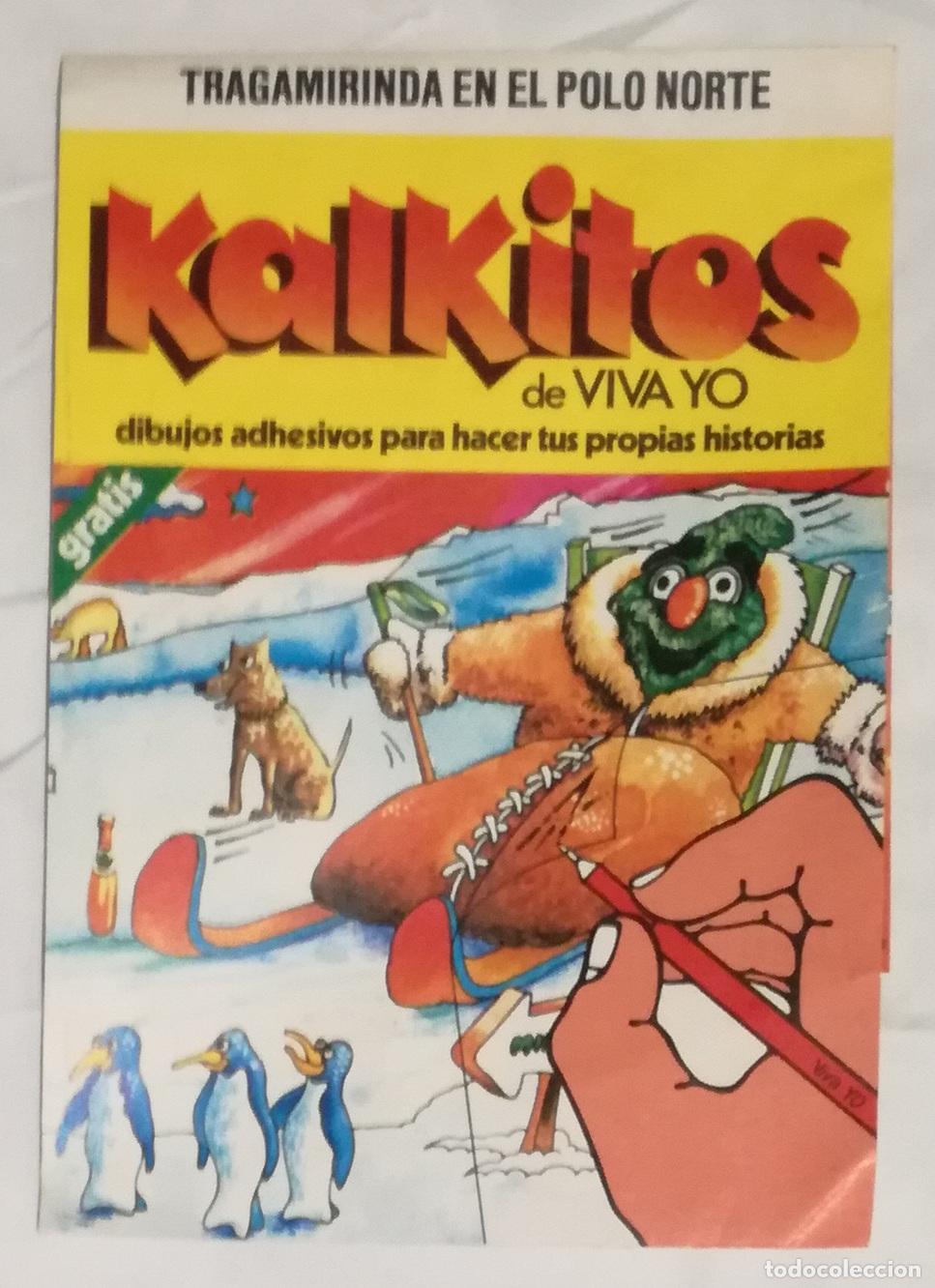 Coleccionismo &aacute;lbumes: Album Kalkitos de Viva Yo: Traga Mirinda en el Polo Norte
