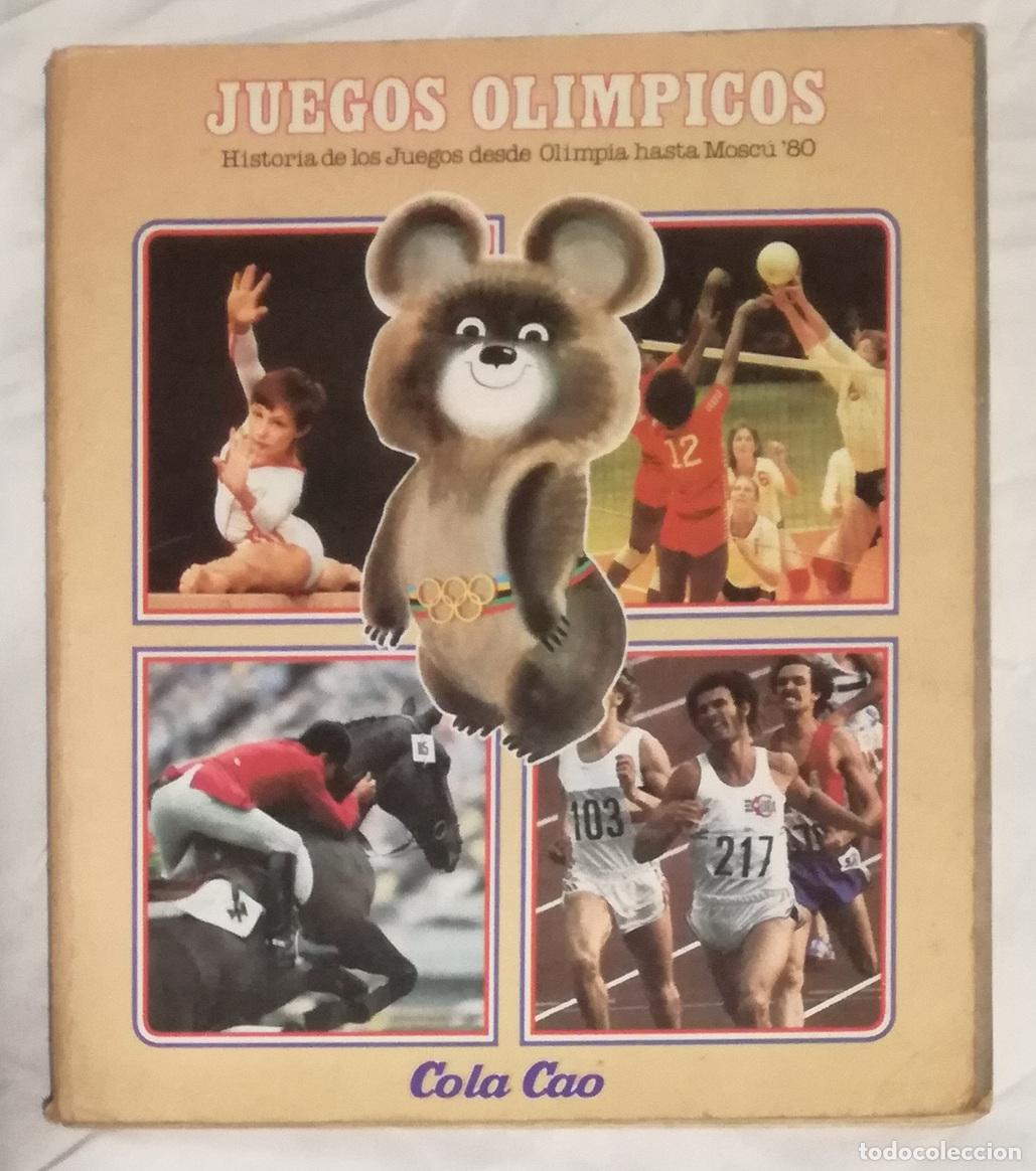 Coleccionismo &aacute;lbumes: Album Juegos Olimpicos; Cola Cao - Faltan unos 20 cromos; regular estado