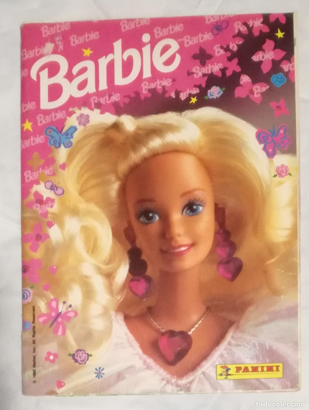 Coleccionismo &aacute;lbumes: Album Barbie; Panini, 1993 - Completo a falta de 1 hoja y el poster central