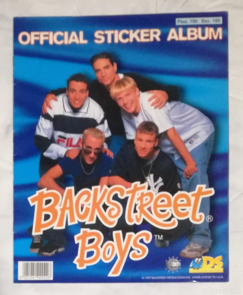 Coleccionismo &aacute;lbumes: Album Backstreet Boys; DS Sticker Collections, 1997 - Contiene 102 cromos