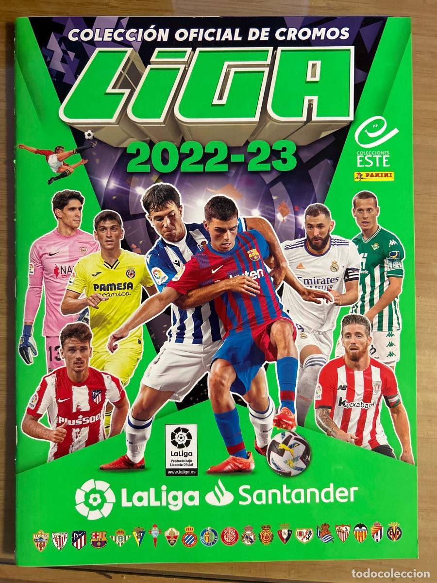 Coleccionismo &aacute;lbumes: Album de cromos de futbol vacio 2022 L2019 0 nuevo plancha Este 09-10 Messi