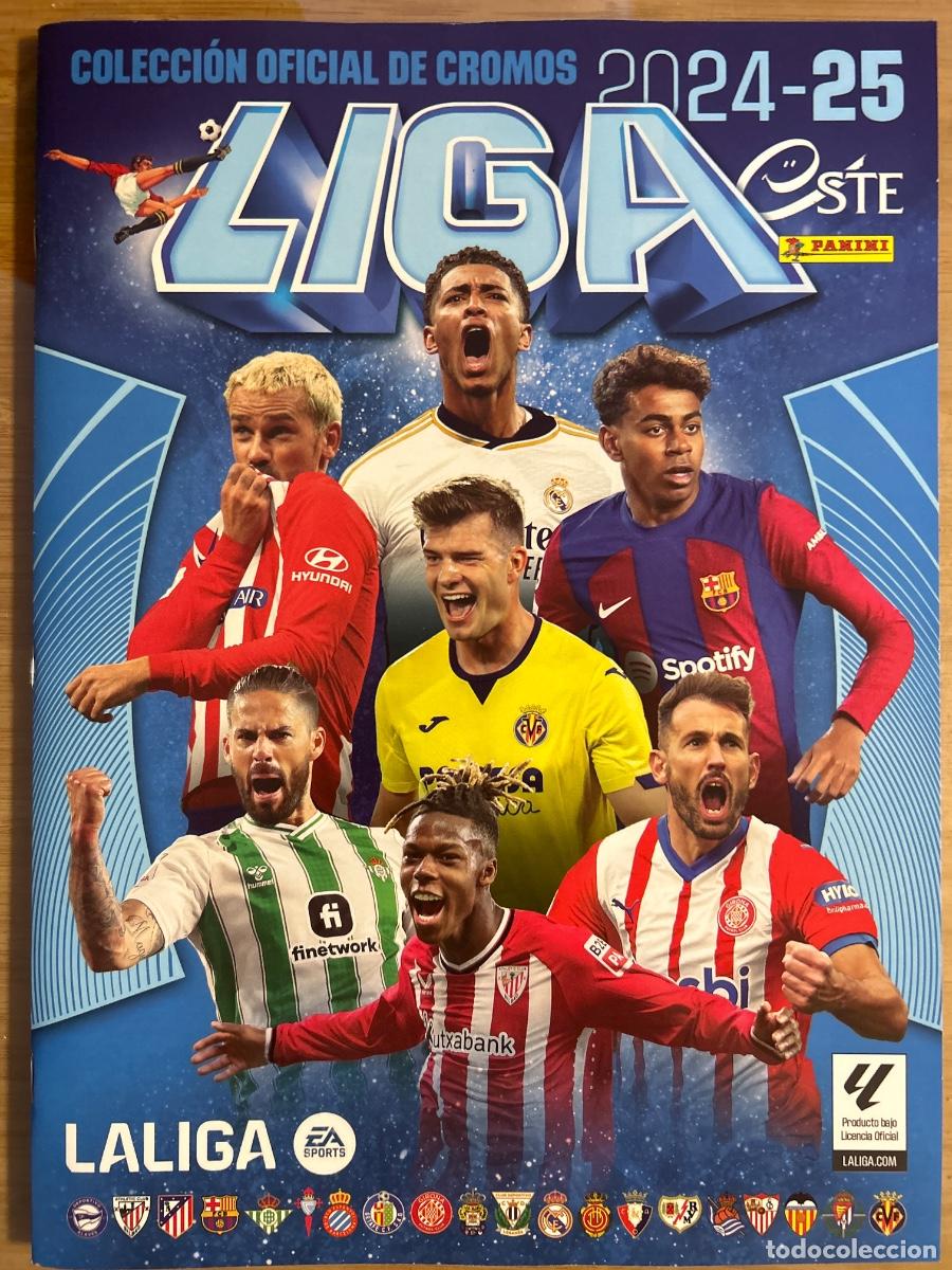 Coleccionismo &aacute;lbumes: Album de cromos de futbol vacio 2024 L2019 0 nuevo plancha Este 09-10 Messi