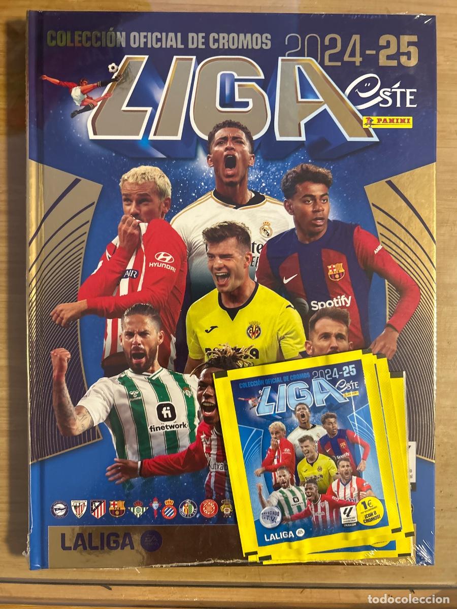 Coleccionismo &aacute;lbumes: Album de cromos de futbol vacio TAPA DURA ED ORO 2024 L2019 0 nuevo plancha Este 09-10 Messi