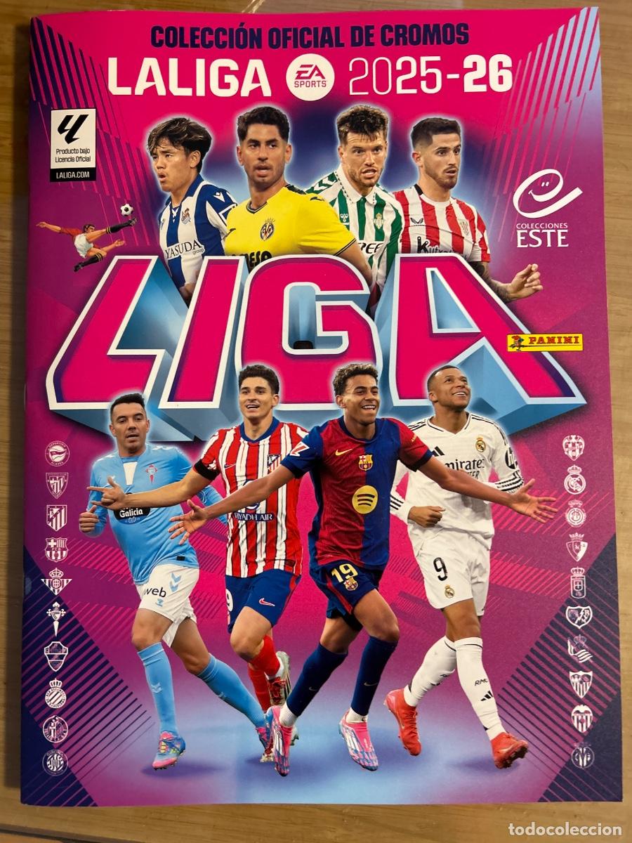 Coleccionismo &aacute;lbumes: Album de cromos de futbol vacio 2025 L2019 0 nuevo plancha Este 09-10 Messi