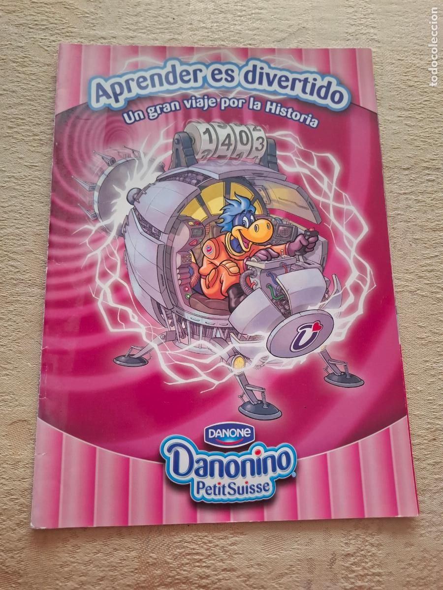 Coleccionismo &aacute;lbumes: ALBUM VACIO DANONINO - DANONE - APRENDER ES DIVERTIDO