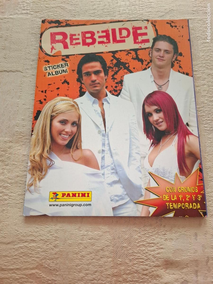 Coleccionismo &aacute;lbumes: ALBUM VACIO REBELDE - PANINI