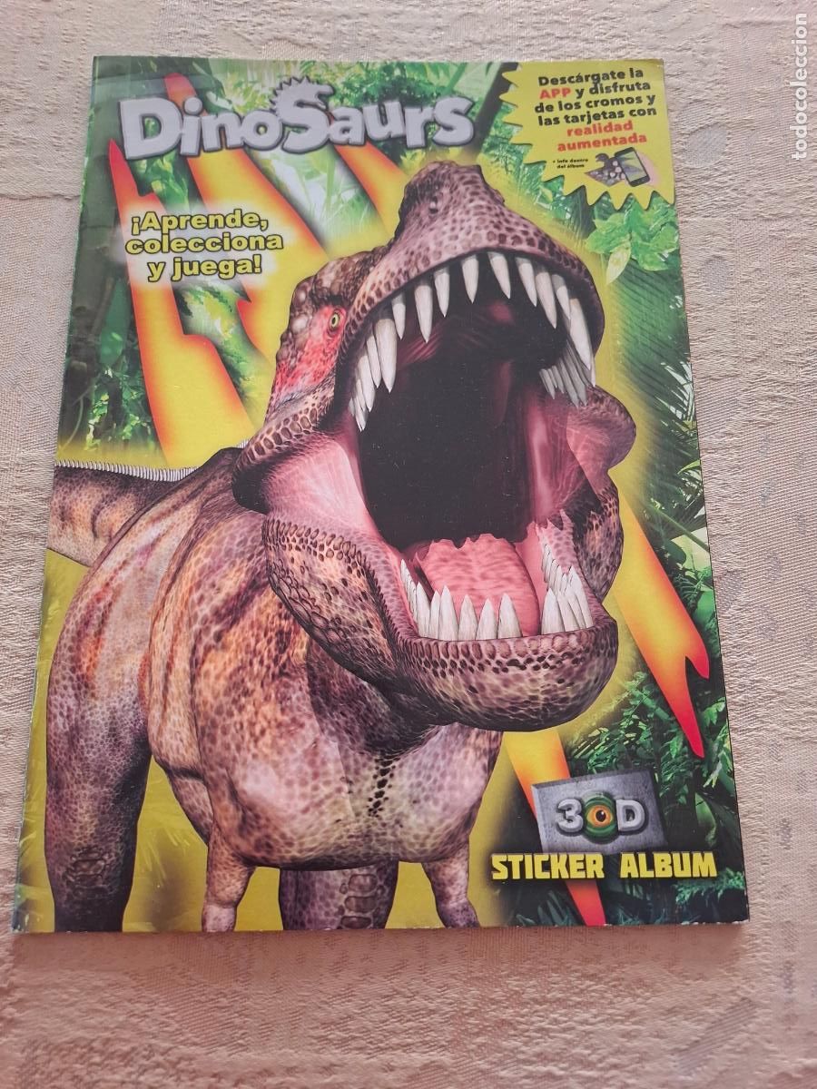 Coleccionismo &aacute;lbumes: ALBUM VACIO DINOSAURS - GIROMAX