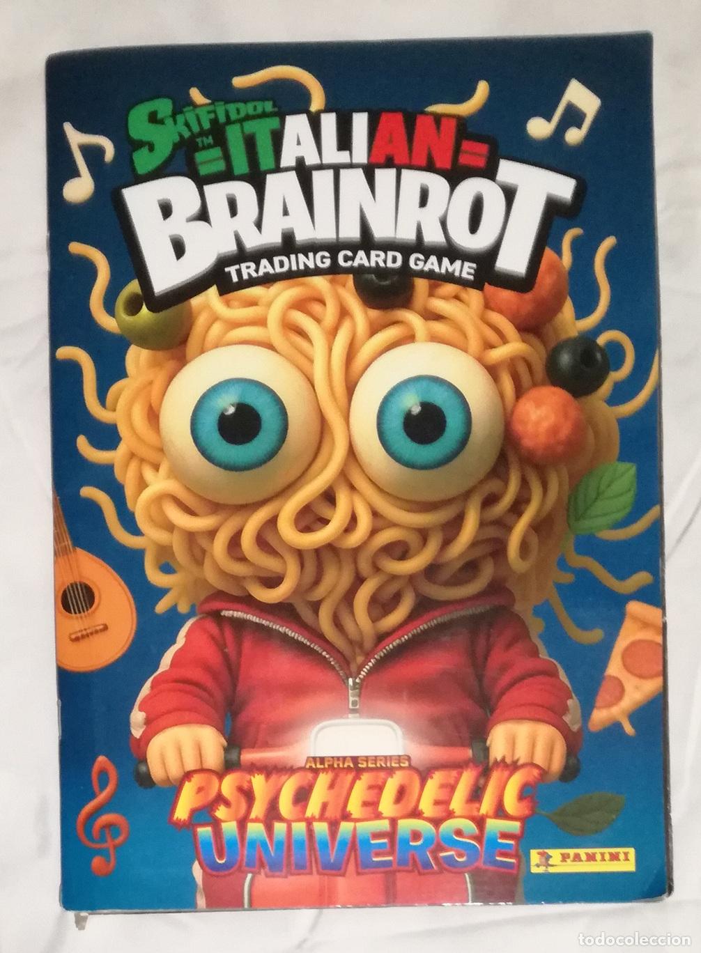 Colecionismo Cadernetas: Album Skifidol in Italian Brainrot (en ingles), Trading card game; Panini - Contiene 63 cromos o car