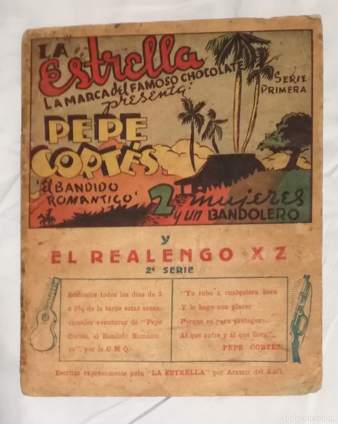 Coleccionismo &aacute;lbumes: Album Pepe Cortes; Chocolate La Estrella - A falta de 57 cromos