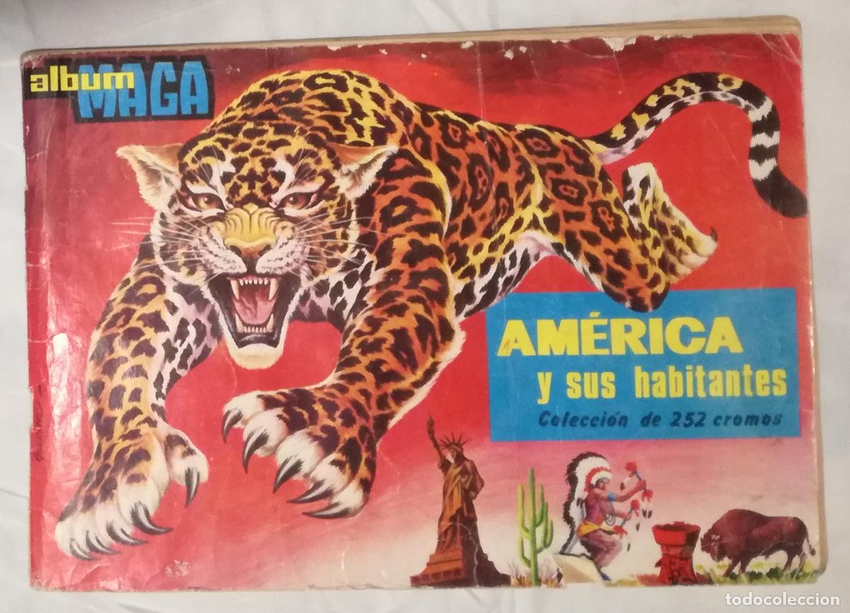 Coleccionismo &aacute;lbumes: Album America y sus habitantes; Ed. Maga - A falta de 6 cromos