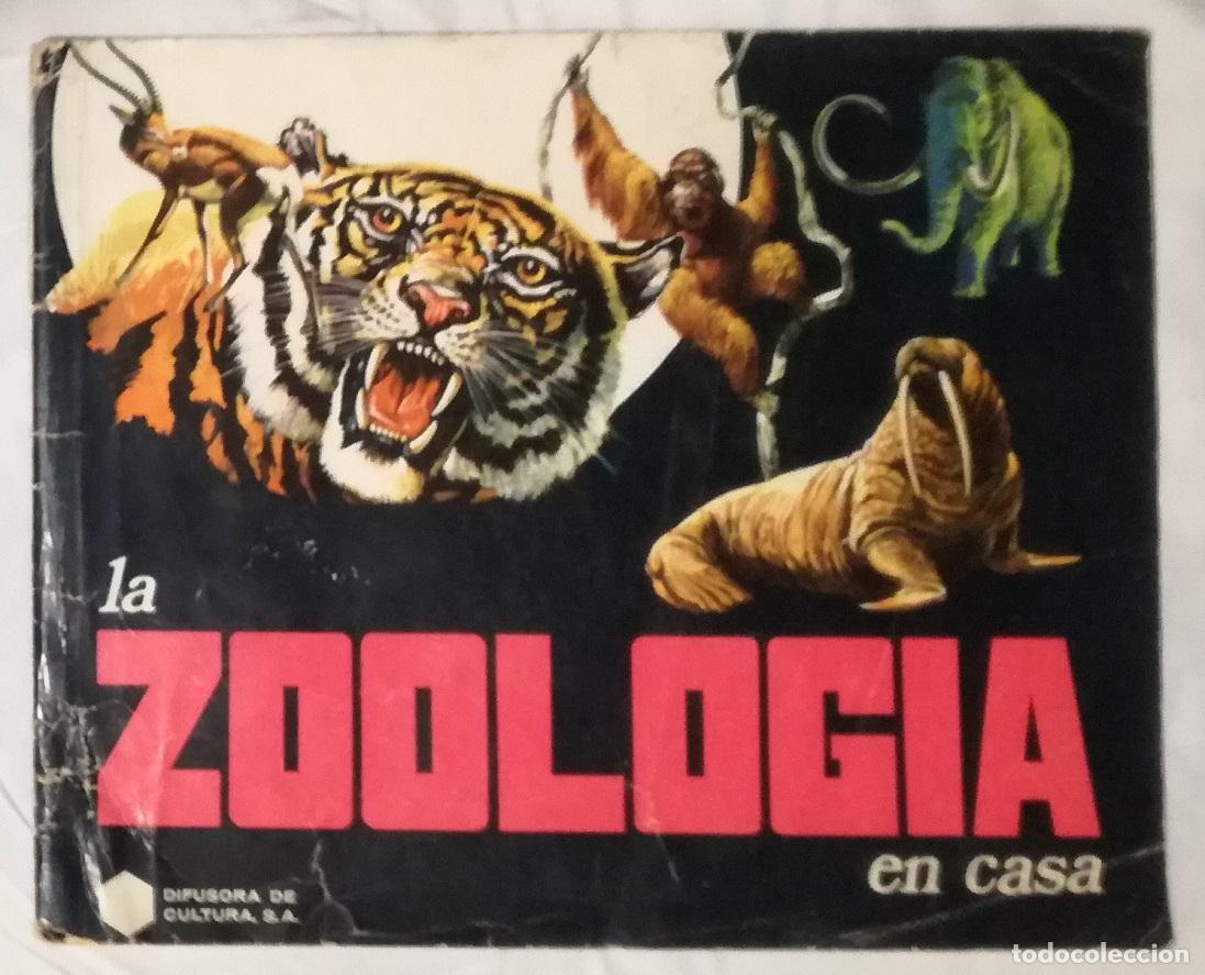 Coleccionismo &aacute;lbumes: Album La zoologia en casa; Difusora de Cultura, S.A. - A falta de 8 cromos