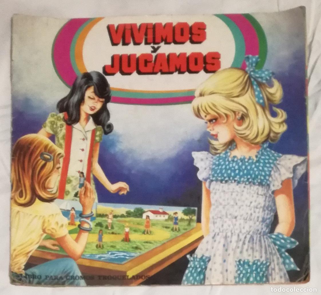 Coleccionismo &aacute;lbumes: Album Vivimos y jugamos; Editorial Maga, 1981 - Contiene 142 cromos (algunos sueltos)