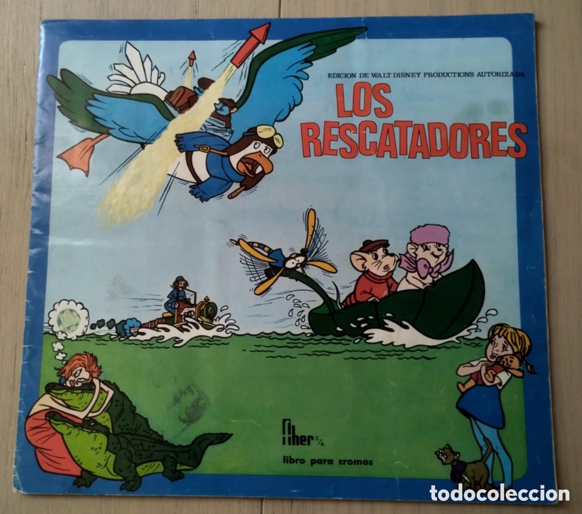 Coleccionismo &aacute;lbumes: Album de cromos los rescatadores