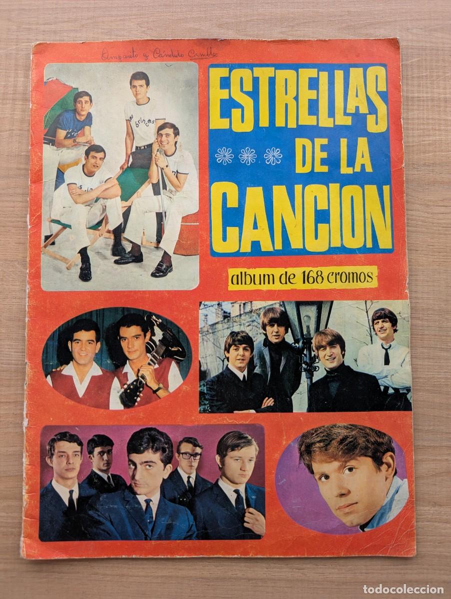 Coleccionismo &aacute;lbumes: &Aacute;lbum Estrellas de la canci&oacute;n CASI COMPLETO (Falta solo 1 cromo):