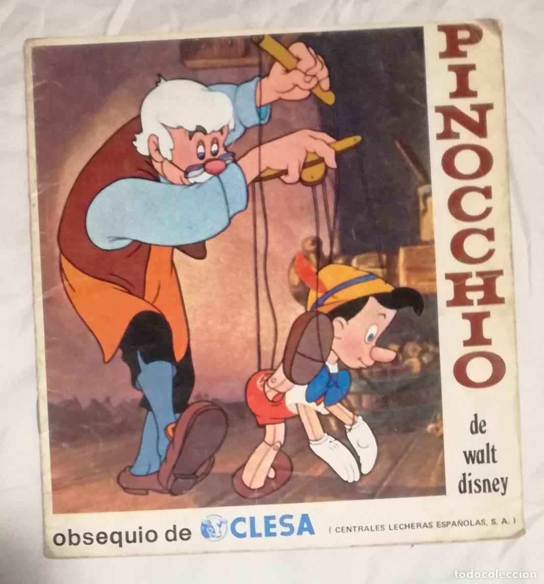 Coleccionismo &aacute;lbumes: Album Pinocchio (Pinocho) de Walt Disney; CLESA - Contiene 8 cromos