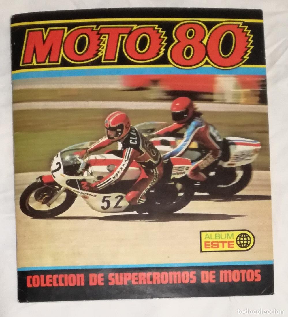 Coleccionismo &aacute;lbumes: Album Moto 80, ESTE - A falta de 21 cromos
