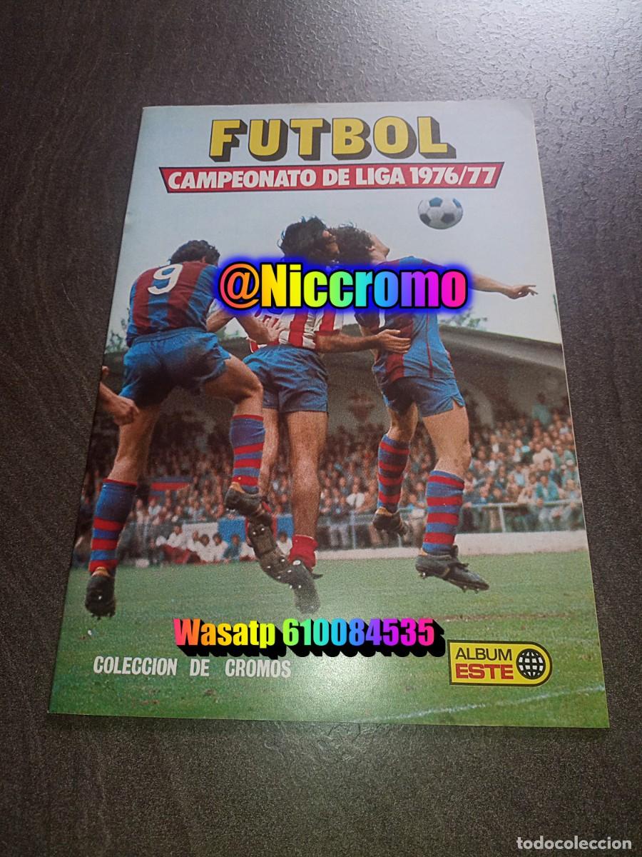 Coleccionismo &aacute;lbumes: ediciones este 1976 1977 album vacio plancha en excelente estado ver fotos 76 77 no panini
