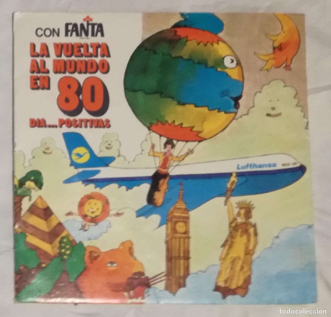 Coleccionismo &aacute;lbumes: Album La vuelta al mundo en 80 dia&hellip;positivas; Fanta - Vacio, plancha