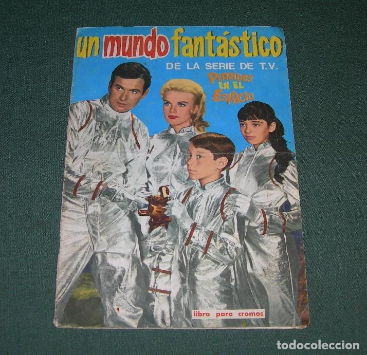 Coleccionismo &aacute;lbumes: &Aacute;LBUM UN MUNDO FANT&Aacute;STICO CON BASTANTES CROMOS - EDITORIAL FHER A&Ntilde;O 1967 - PERDIDOS EN EL ESPACIO -
