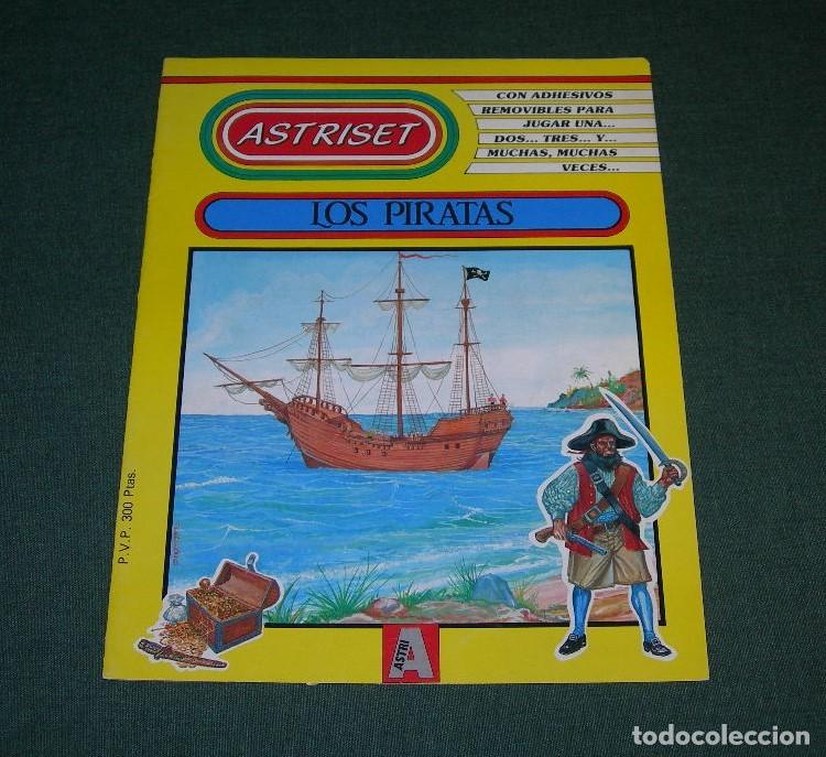 Coleccionismo &aacute;lbumes: &Aacute;LBUM CON ADHESIVOS REMOVIBLES LOS PIRATAS - ASTRISET -