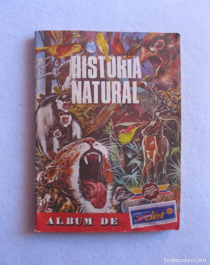 Coleccionismo &aacute;lbumes: ALBUM HISTORIA NATURAL DE CHOCOLATES JET