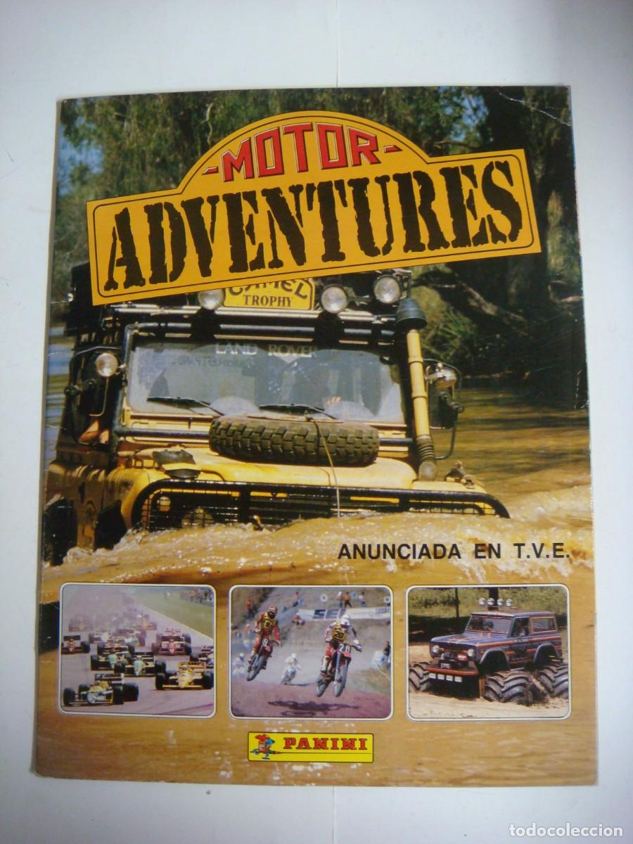 Coleccionismo &aacute;lbumes: ALBUN INCOMPLETO DE MOTOR ADVENTURES DE PANINI-(#)