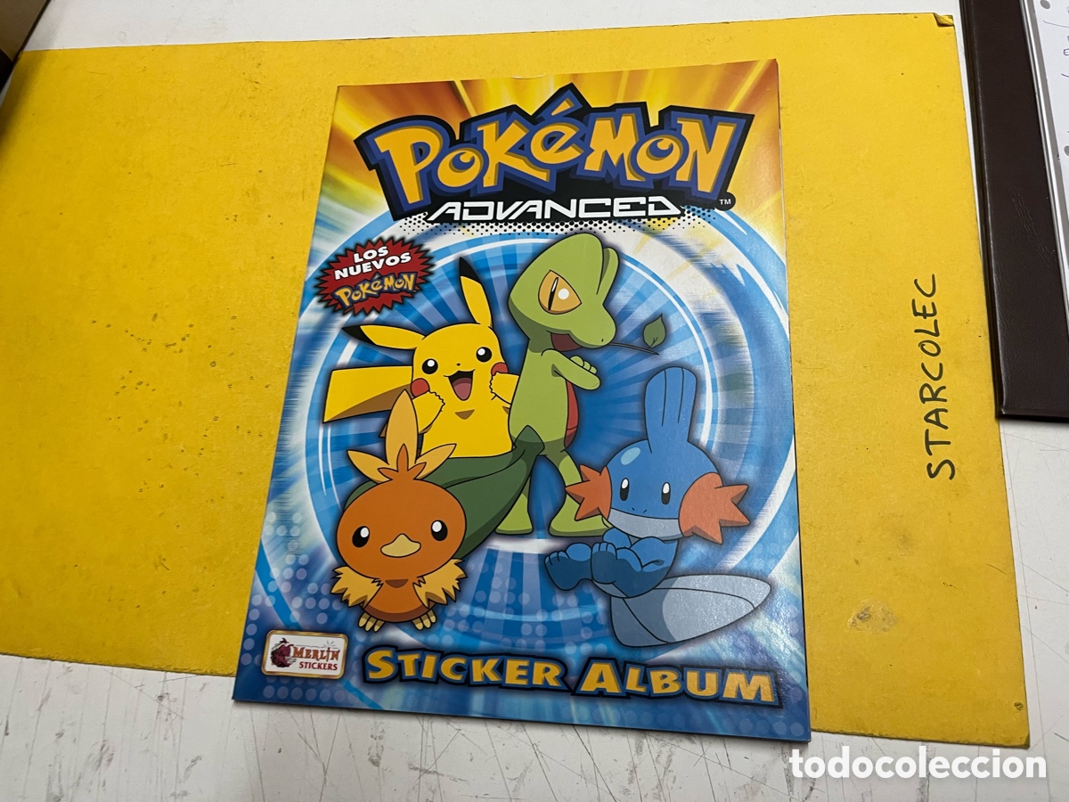Coleccionismo &aacute;lbumes: ALBUM VACIO POKEMON ADVANCED ALBUM PLANCHA MERLIN