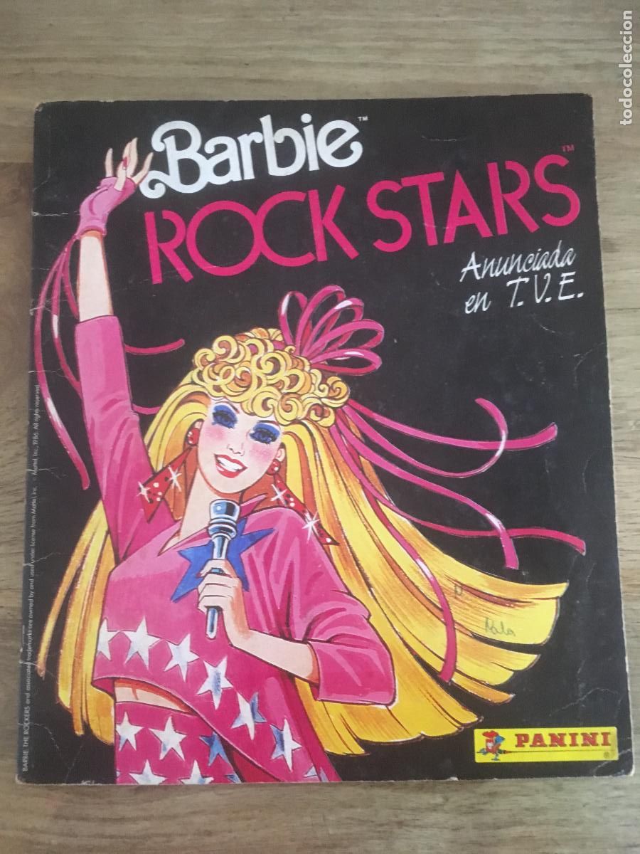 Colecionismo Cadernetas: barbie rock stars panini album de cromos incompleto con muchos cromos