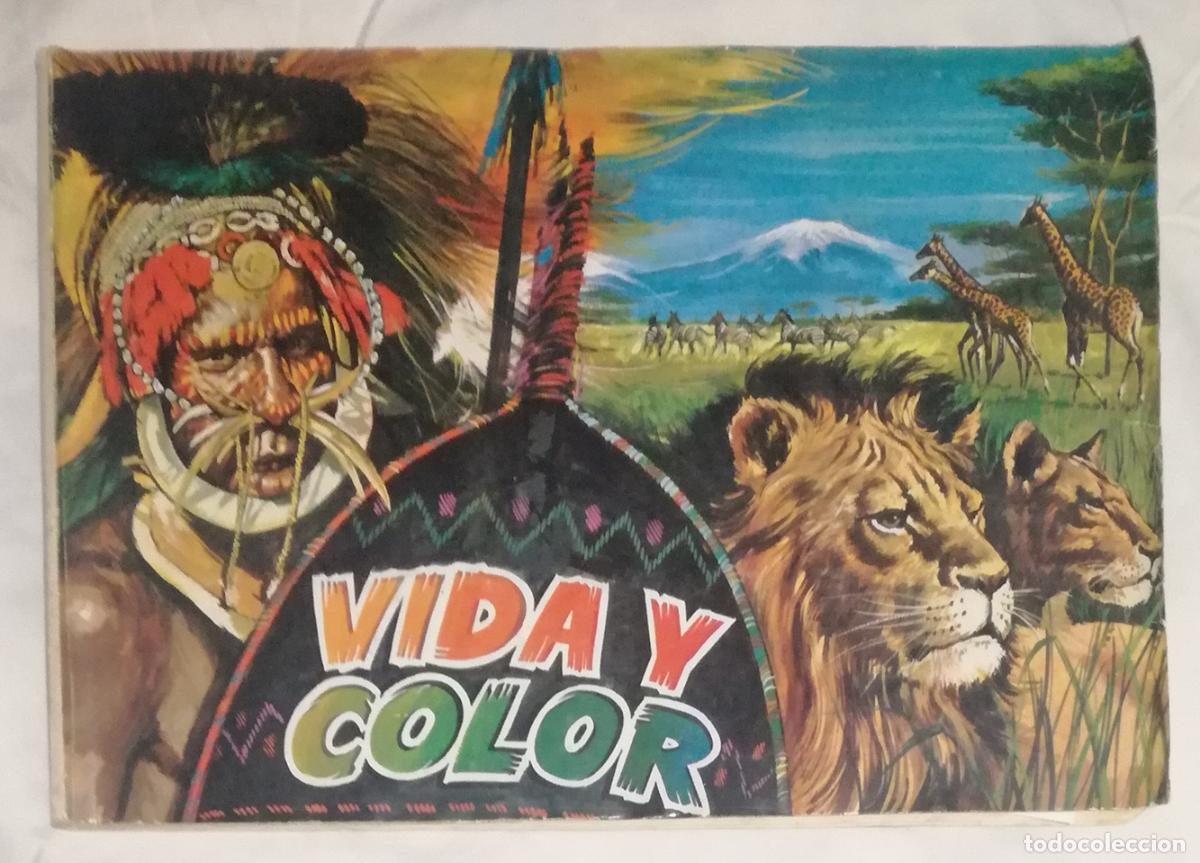 Coleccionismo &aacute;lbumes: Album Vida y color 3; Editorial Albumes Espa&ntilde;oles S.A. - A falta de 4 cromos (muchos sueltos)