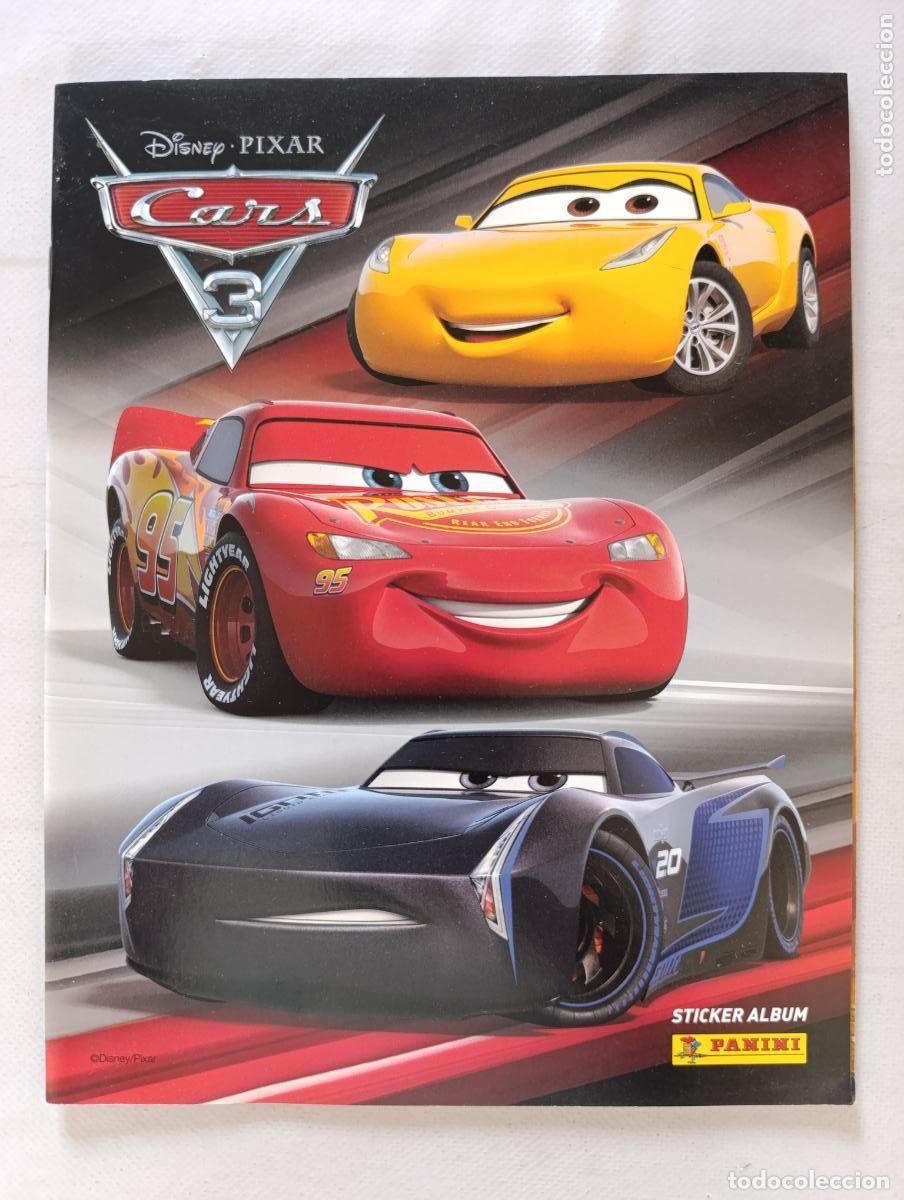 Coleccionismo &aacute;lbumes: ALBUM DE CROMOS DISNEY PIXAR CARS 3 x 3 UNIDADES