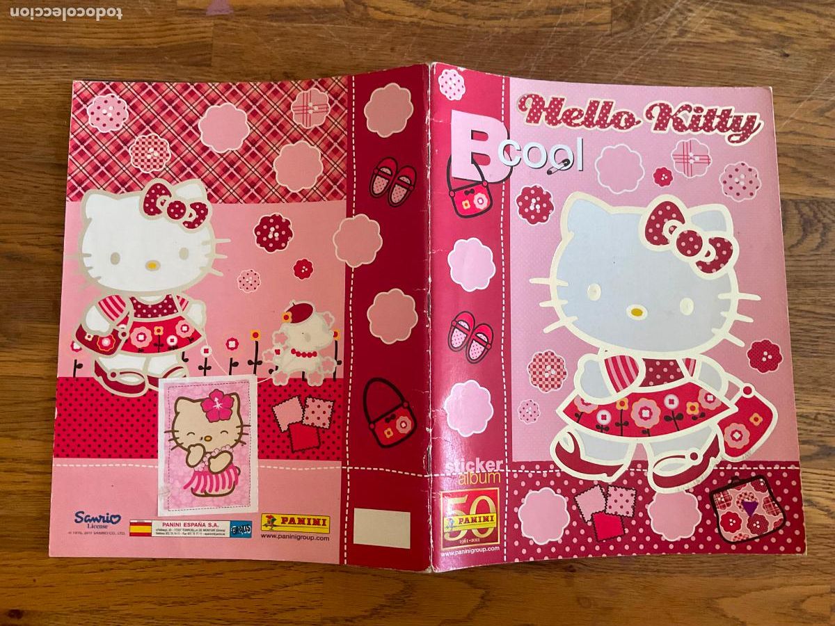 Coleccionismo &aacute;lbumes: *PEDIDO M&Iacute;NIMO 5 EUROS* - &Aacute;LBUM DE CROMOS VAC&Iacute;O - HELLO KITTY . BCOOL - PANINI
